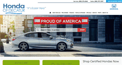 Desktop Screenshot of hondaofdecatur.com