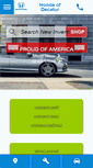 Mobile Screenshot of hondaofdecatur.com